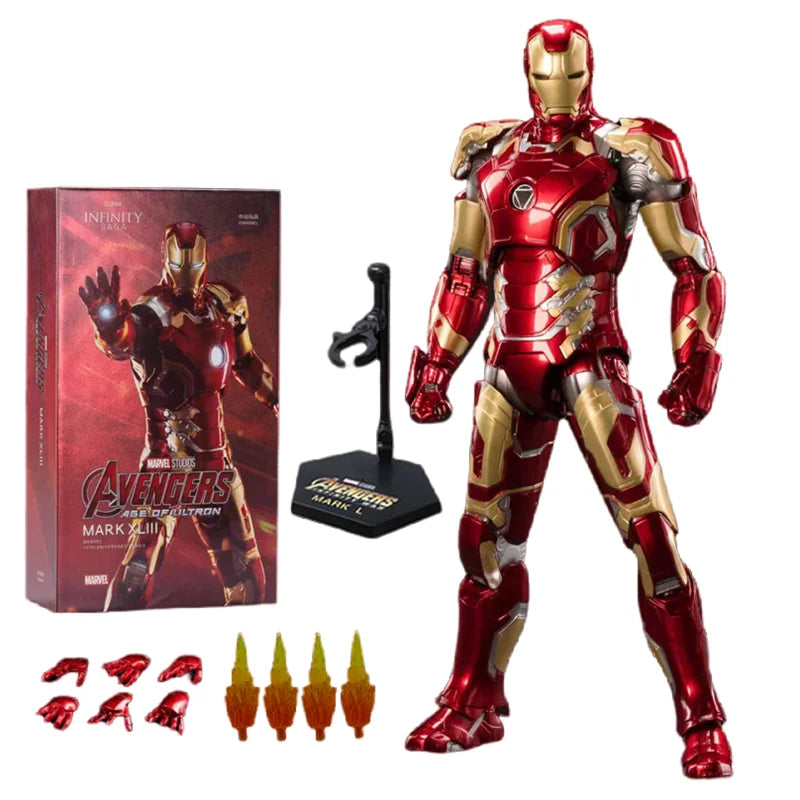 ZD Toys Iron Man Action Figure Red Snapper Iron Man MK 24 MK 22 MK 47 Legends