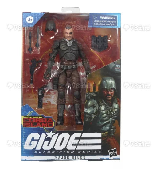 Original Hasbro G.I. Joe Classified Series MAJOR BLUD Anime Figures Toys Models Collection