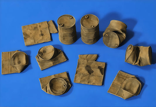 Precision 1/35 Resin Model Kit GK, Scene Supply Oil Tank Model Unpainted