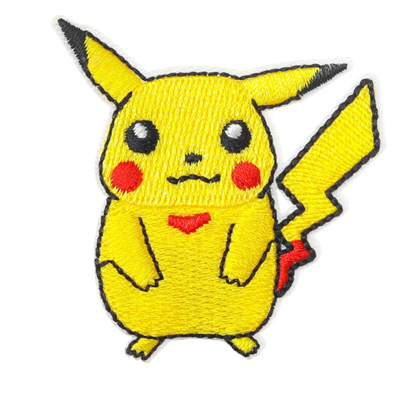 Cute Things Patch Cartoon Anime Embroidered Patches For Clothing DIY Iron on Patches For Clothes Game Patch Stickers