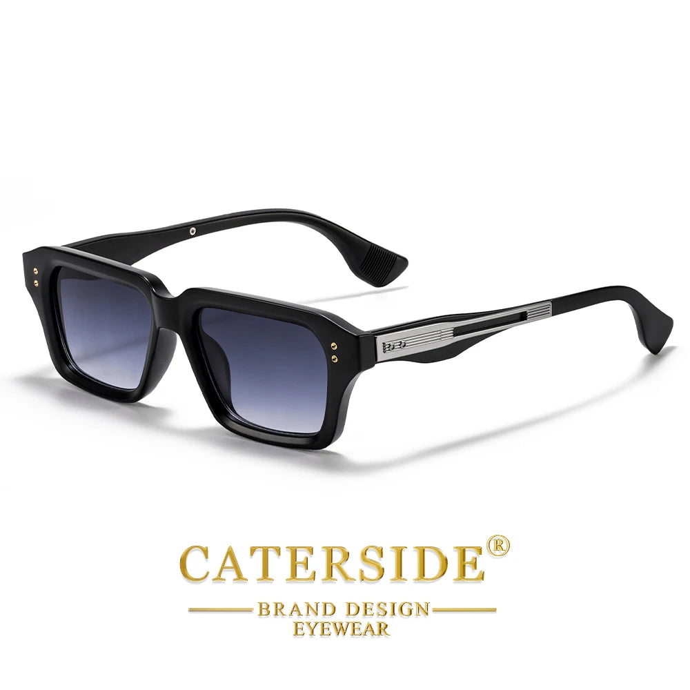 CATERSIDE New Men's Sunglasses Fashion Brand Design Hip Hop Style Sun Glasses Modern Women's Party Travel Outdoor Glasses UV400
