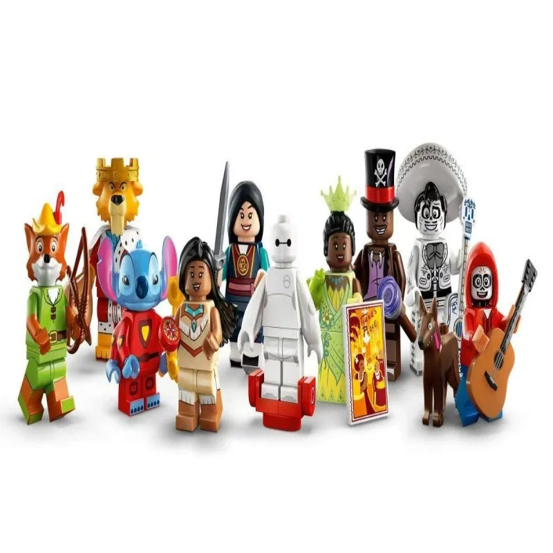 MINISO 18 Minifigures Bricks 100th Anniversary Series Building Blocks Model Toys