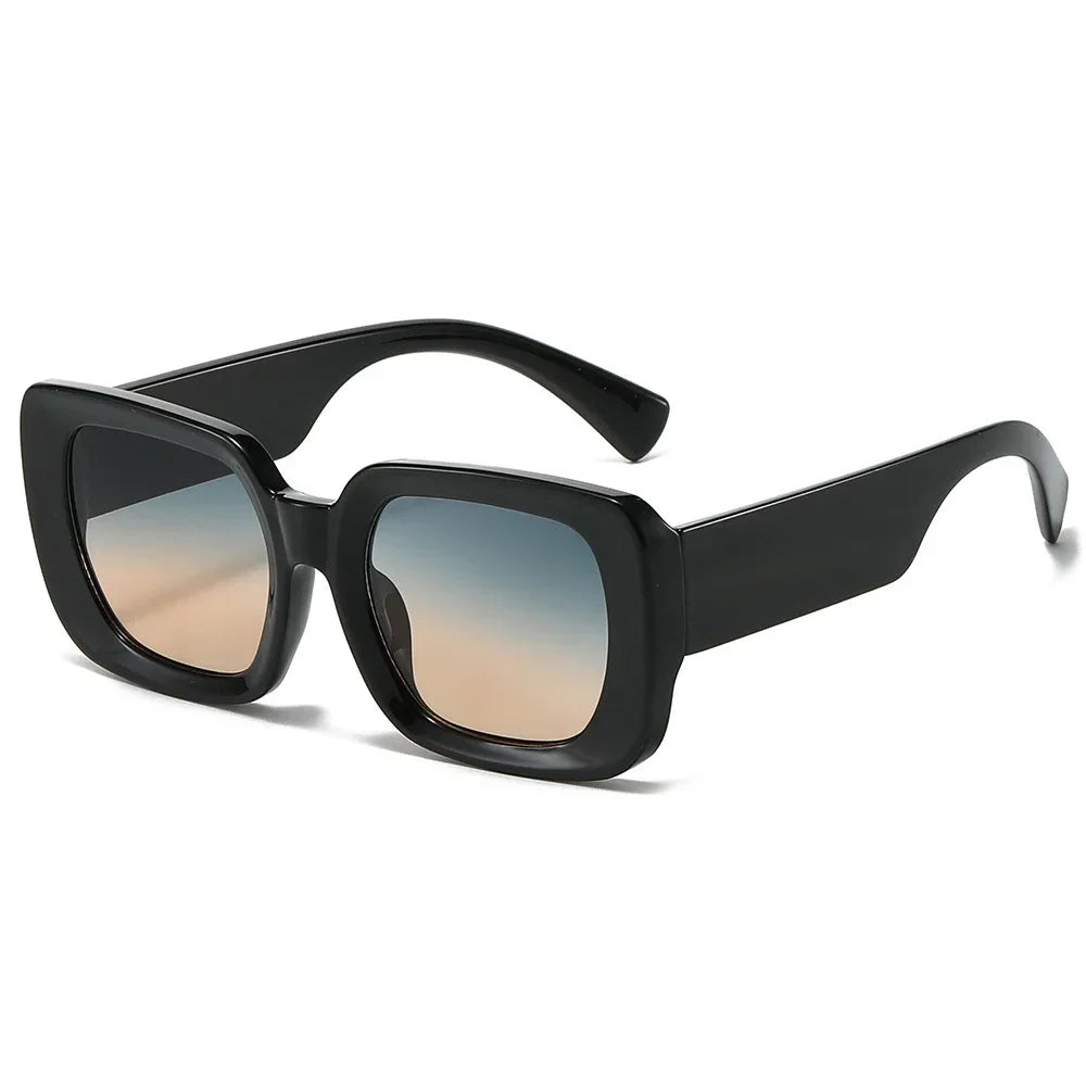 JNPCXI Square Ins Popular Fashion Women Sunglasses Retro Gradient Shades UV400 Men Trending Sun Glasses