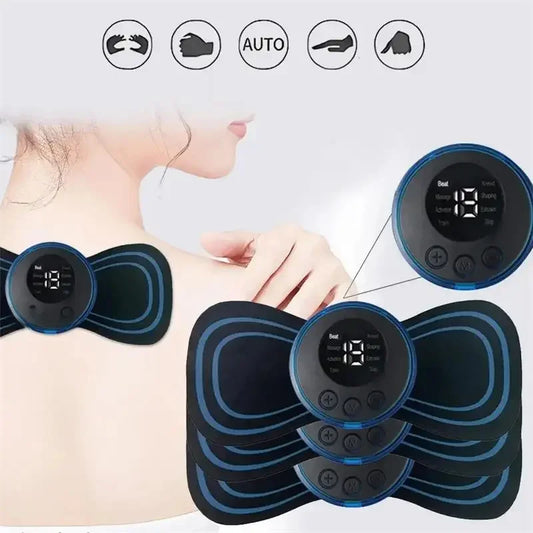 Muscle Electric Massager 2/3/4 Pcs EMS Neck Massage Machine 8 Modes 19 Levels