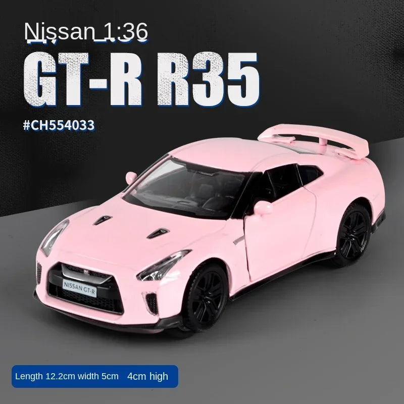 1/36 BMW AMG G63 GTR Alloy Cars Model Toy Simulation Metal Diecast Mini Pull Back Car Models Toys Boy Birthday Gift Collections