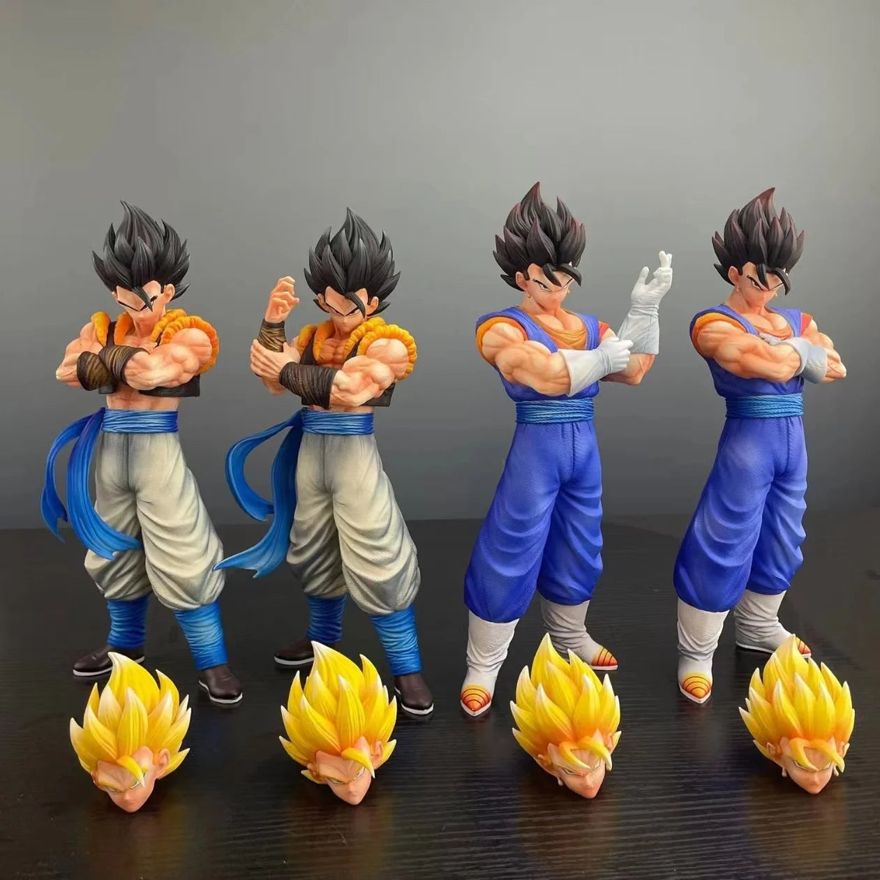 Anime Dragon Ball Vegetto Figure Super Saiyan Gogeta Action Figures Pvc Statue Desktop Ornament Collection Model Toys Gifts