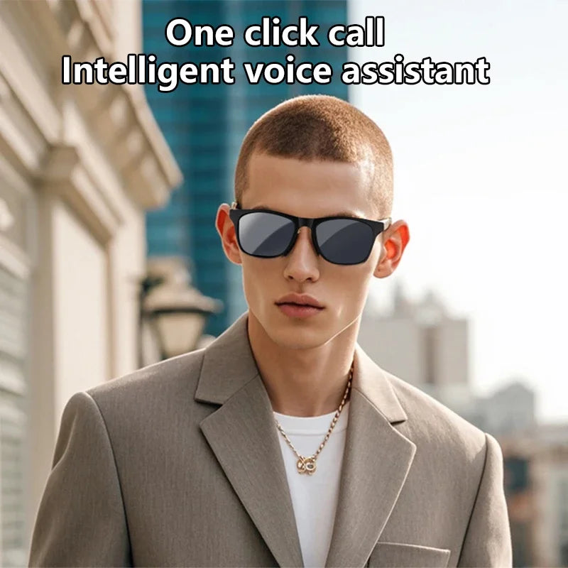 Lenovo 2026 NEW Smart Glasses for Adult Bluetooth Touch Photo Camera Voice Assistant Translator Recording Remote Control