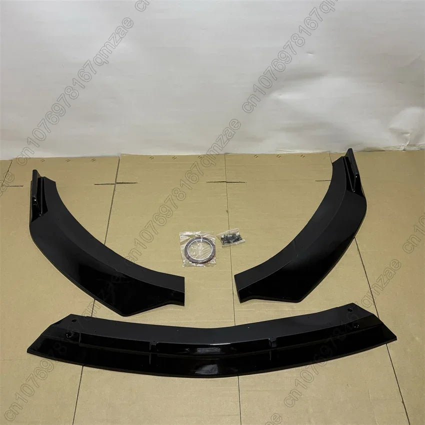 For Mercedes Benz CLA Class C117 W117 CLA200 220 250 A45 AMG 2016-2019 Car Front Bumper Splitter Lip Spoiler Diffuser Body kit