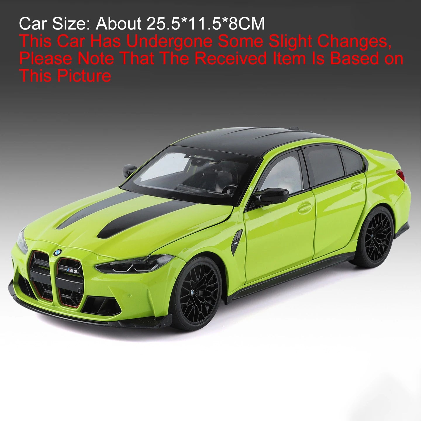 1:18 M3 CS LCI X5M Diecast Model Alloy Toys Car Doors Opened Front Wheel Steering Folding Rearview Mirror Cars Desktop Ornaments