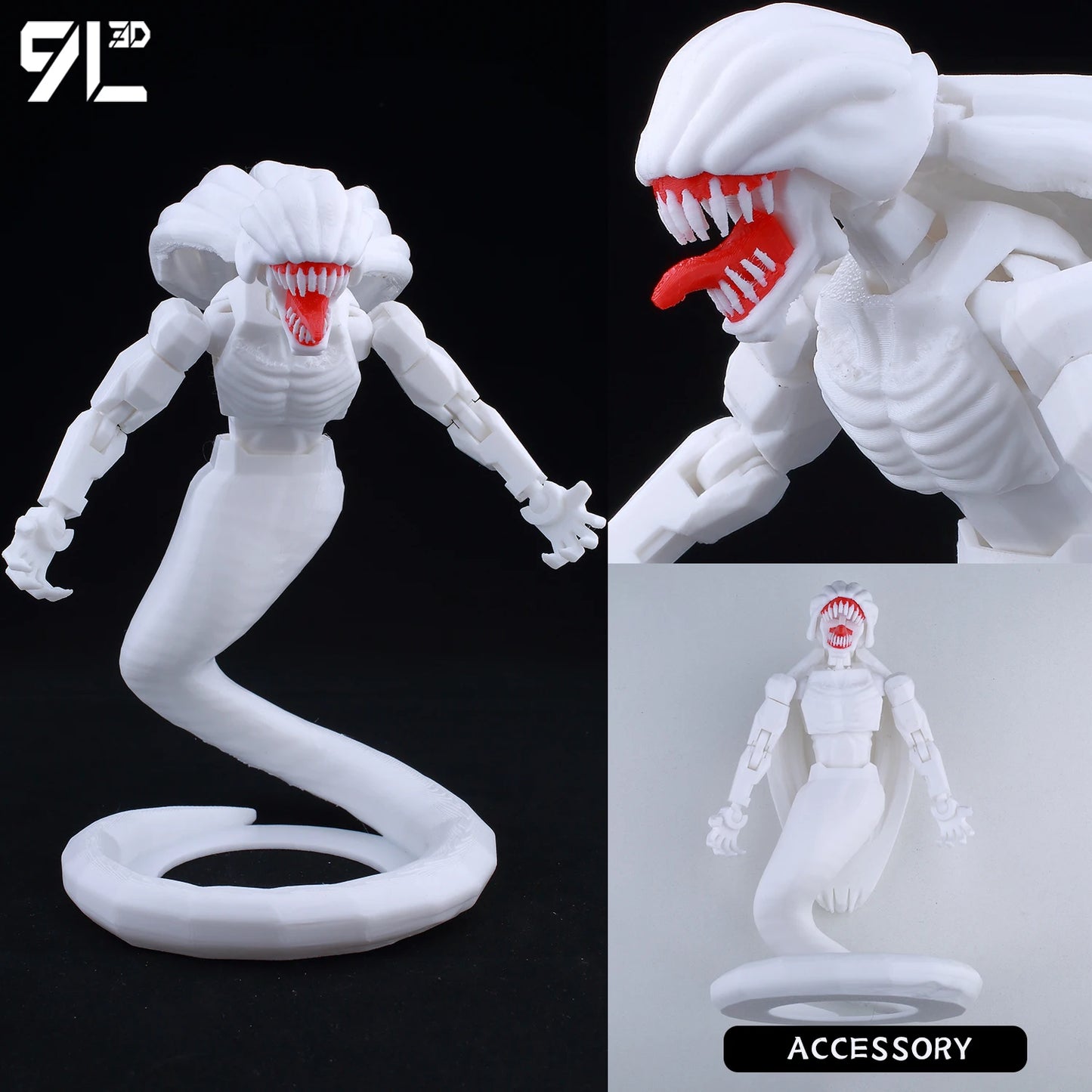 9L 3D Printed Anime Jujutsu Kaisen Sukuna Dummy 13 Shapeshift Action Figures