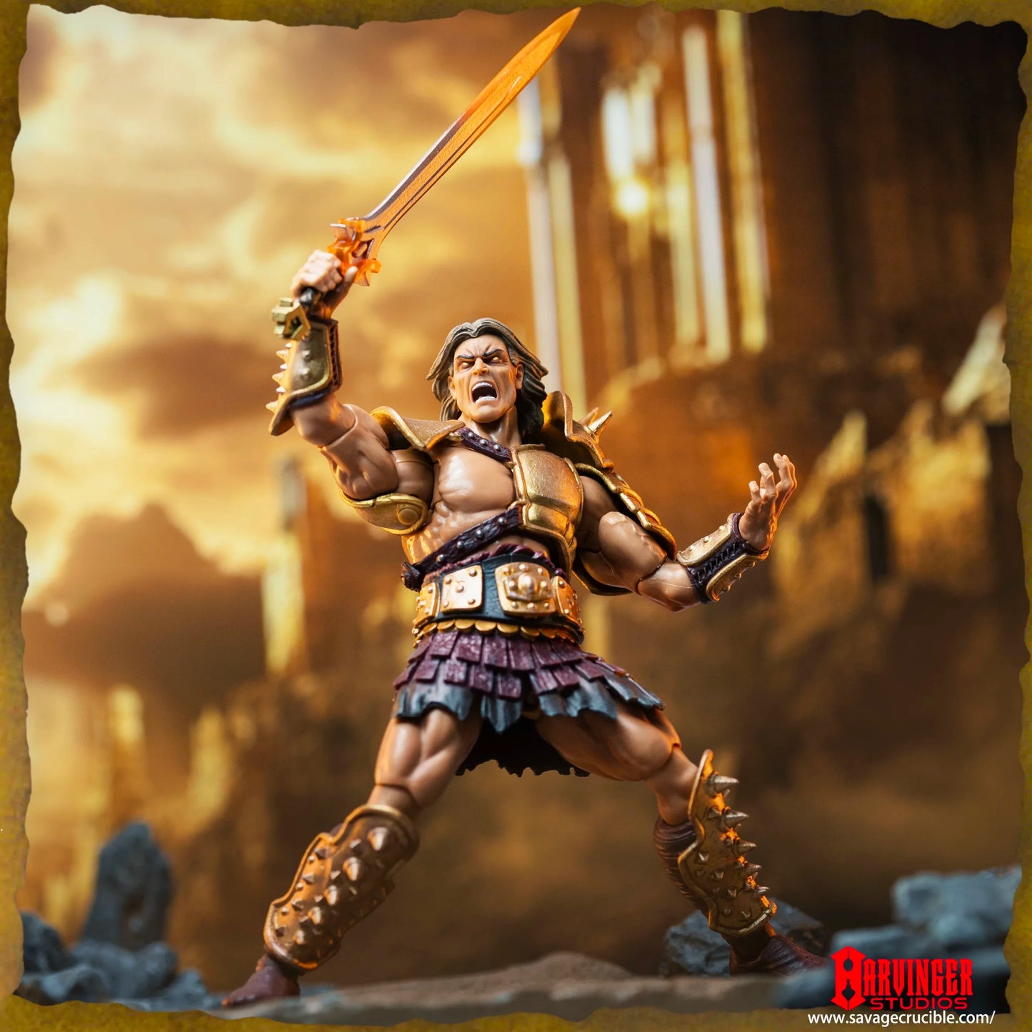 1/12 7inch Action Figure Savage Crucible Wave 2 Whoman Barbarian Anime Model