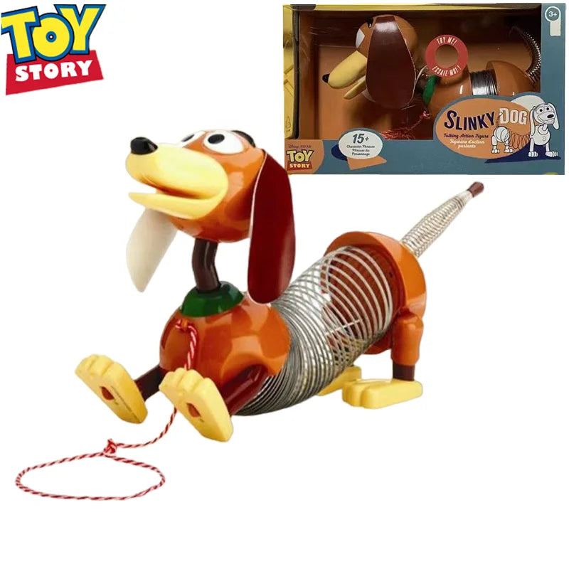 Original Disney Pixar Toy Story 4 Talking Stretch Slinky Dog Action Figures