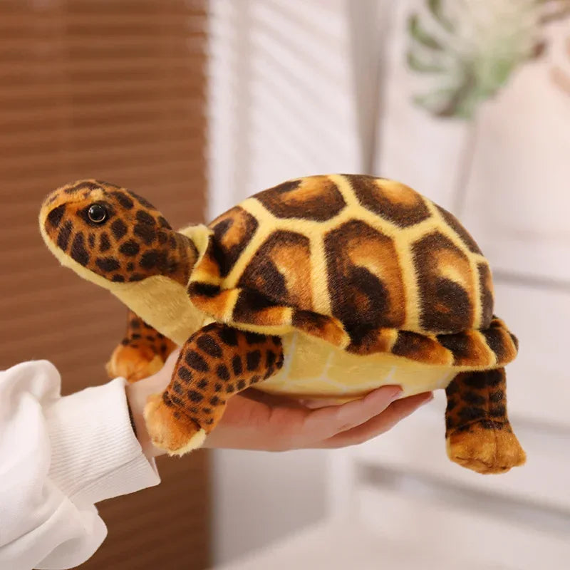 Kids Toys Cute Baby Super Green Simulation Stuffed Tortoise Realistic Sea Turtle Animal Plush Baby Toy Gift Hot Sale Home Decor