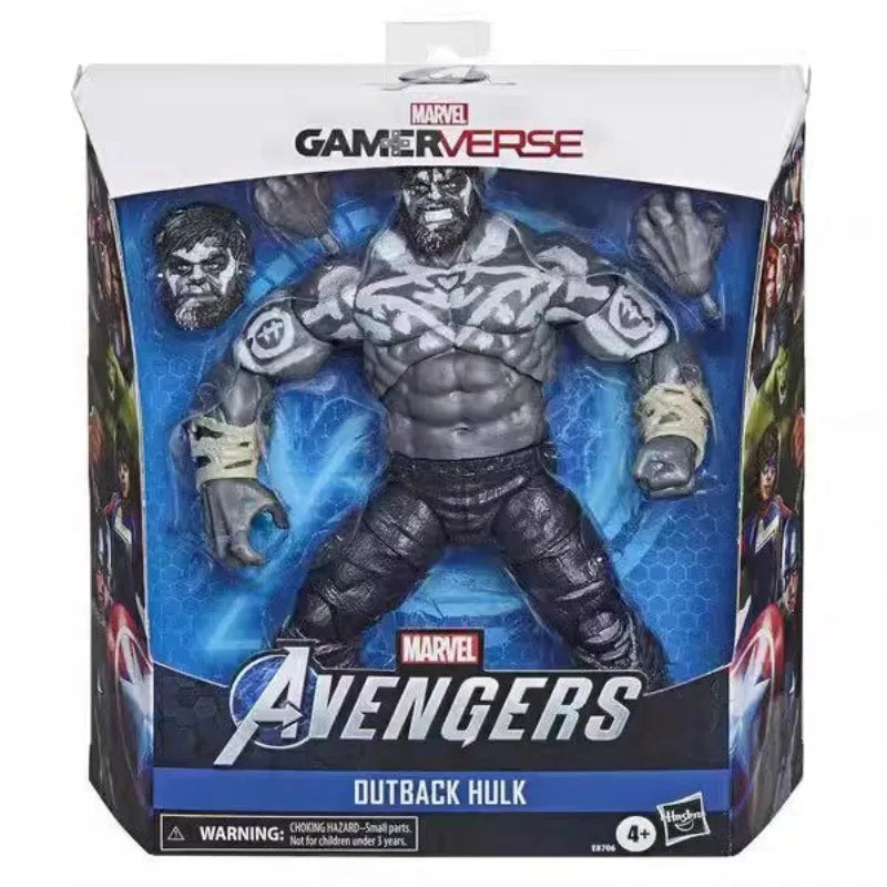 Original Hasbro Marvel Legends Series Grey Hulk Anime Figures Models Toys