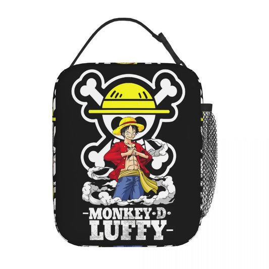 One Piece Monkey D Luffy Anime Insulated Lunch Thermal Bag Work School Bag M23