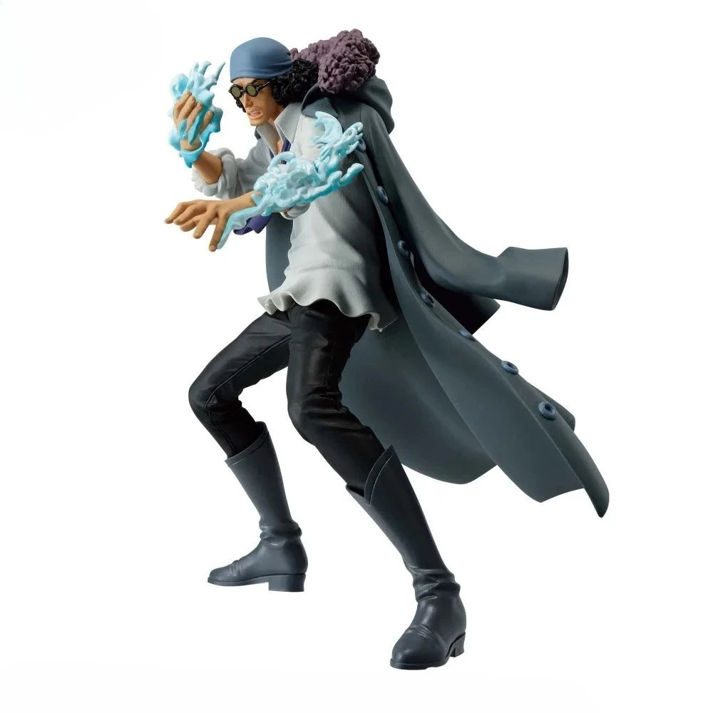 【IN STOCK】Original Banpresto Battle Record Collection One Piece Kuzan Aokiji 15cm  Figure PVC Collectible Model Toy Gift
