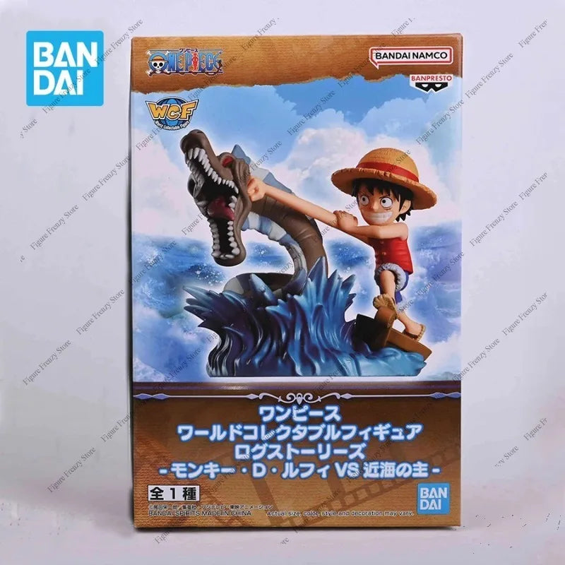 Special Offer Original Banpresto One Piece Anime Figurines WCF Monkey D Luffy VS Lord Sea Monster PVC Action Figures