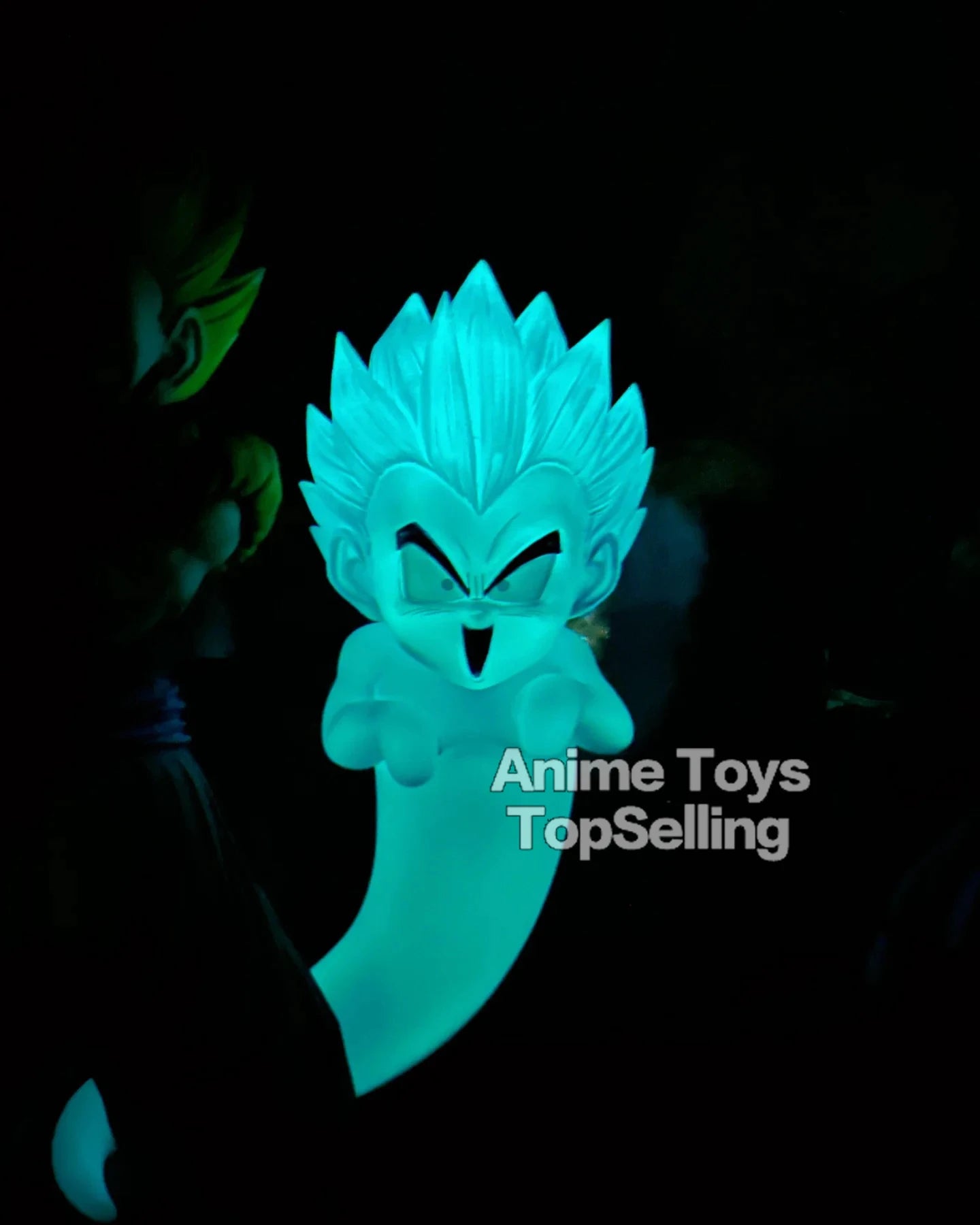 25cm/9.8in Anime Dragon Ball Z Figure Gotenk Figure Ghost Night Light PVC Figure