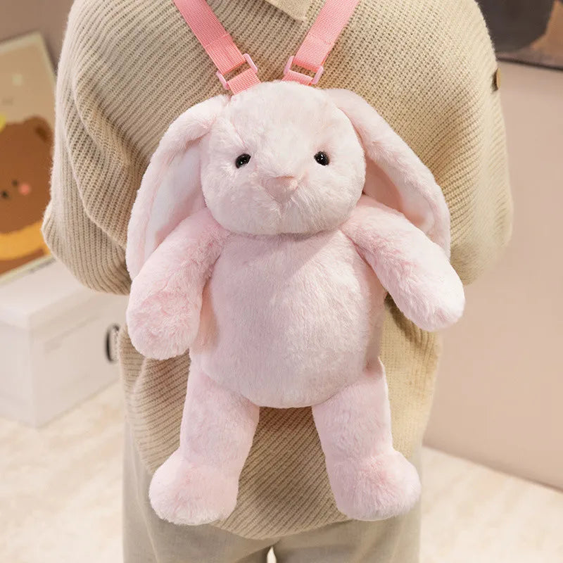 1Pc 40CM Lovely Plush Sloth Alpaca Lemur Elephant Plush Backpack Toy Cute Animal Shoulders Bag Lions Rabbit Giraffe Nice Gift