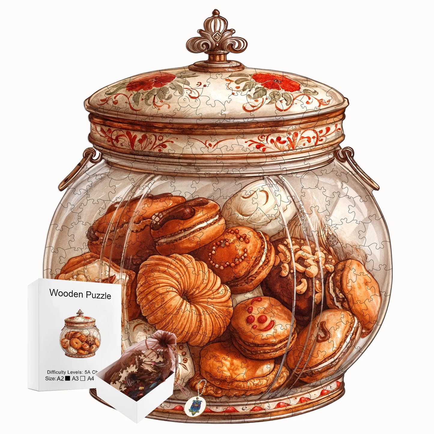 Interesting Wooden Jigsaw Puzzle Artistic Home Decor Christmas and Halloween Gift Toy For Teen And Kid