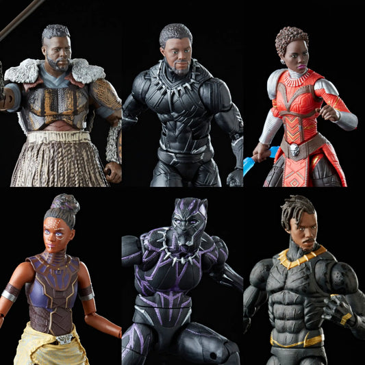 Marvel Legends Black Panther Erik Killmonger Shuri Nakia M'baku  6"Action Figure