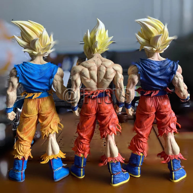 43CM Dragon Ball Z Figure Son Goku Namek Super Saiyan Figurine PVC Action Figures GK Statue Collection Model Toys for Children