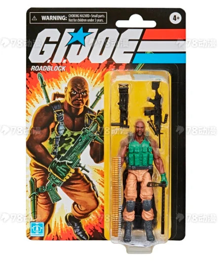 Original Hasbro G.I. Joe Classified Series ROADBLOCK S Action Toy Figure Models Collection