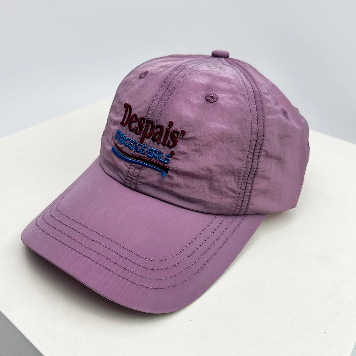 New Unisex Embroidered Despais Letters Quick Drying Baseball Hats Breathable Sports Sunshade Outdoor Peaked Caps Versatile ins