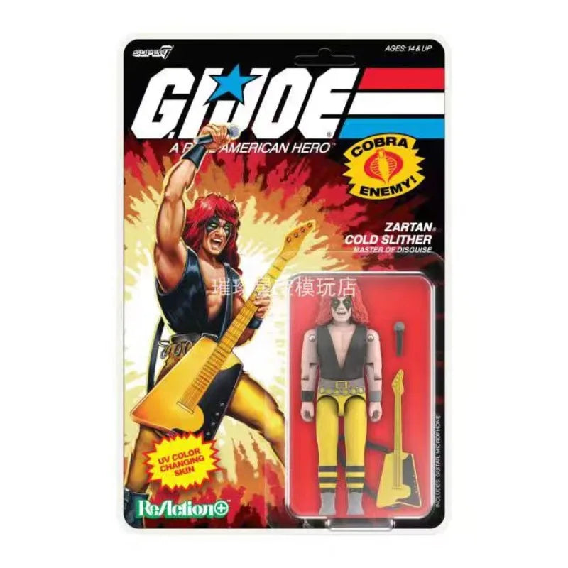 Original Hasbro G.I. Joe Classified Series WILD BILL/Cobra Commander/ZARTAN COLD SLITHER/SNAKE EYES Anime Figure Toy Collection