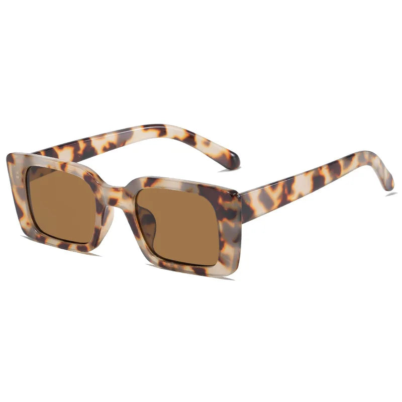 JNPCXI Fashion Square Women Luxury Sunglasses Retro Rivets Men Candy Color Shades UV400 Sun Glasses