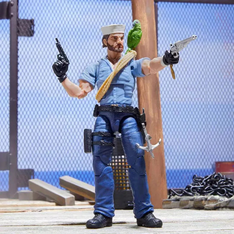 Original Hasbro G.I. Joe Classified Series 70 Shipwreck with Polly Action Figure Collection Toys Ornaments