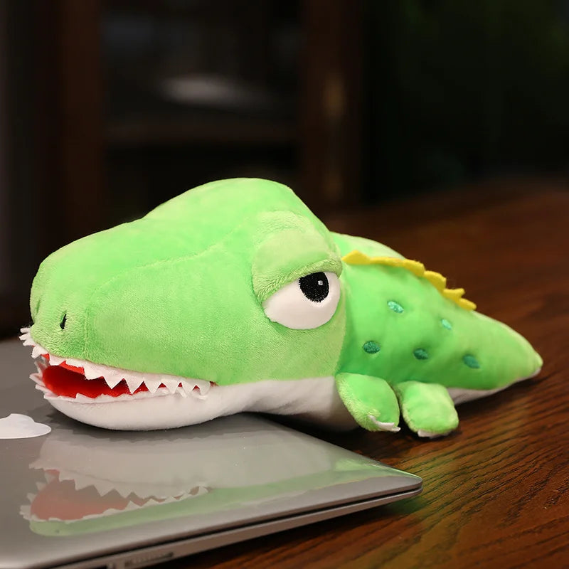 Ocean Series Plush Hand Puppet Cute Animal Chameleon Crocodile Shark Blue Whale Clownfish Octopus Stuffed Soothe Baby Toys Boy
