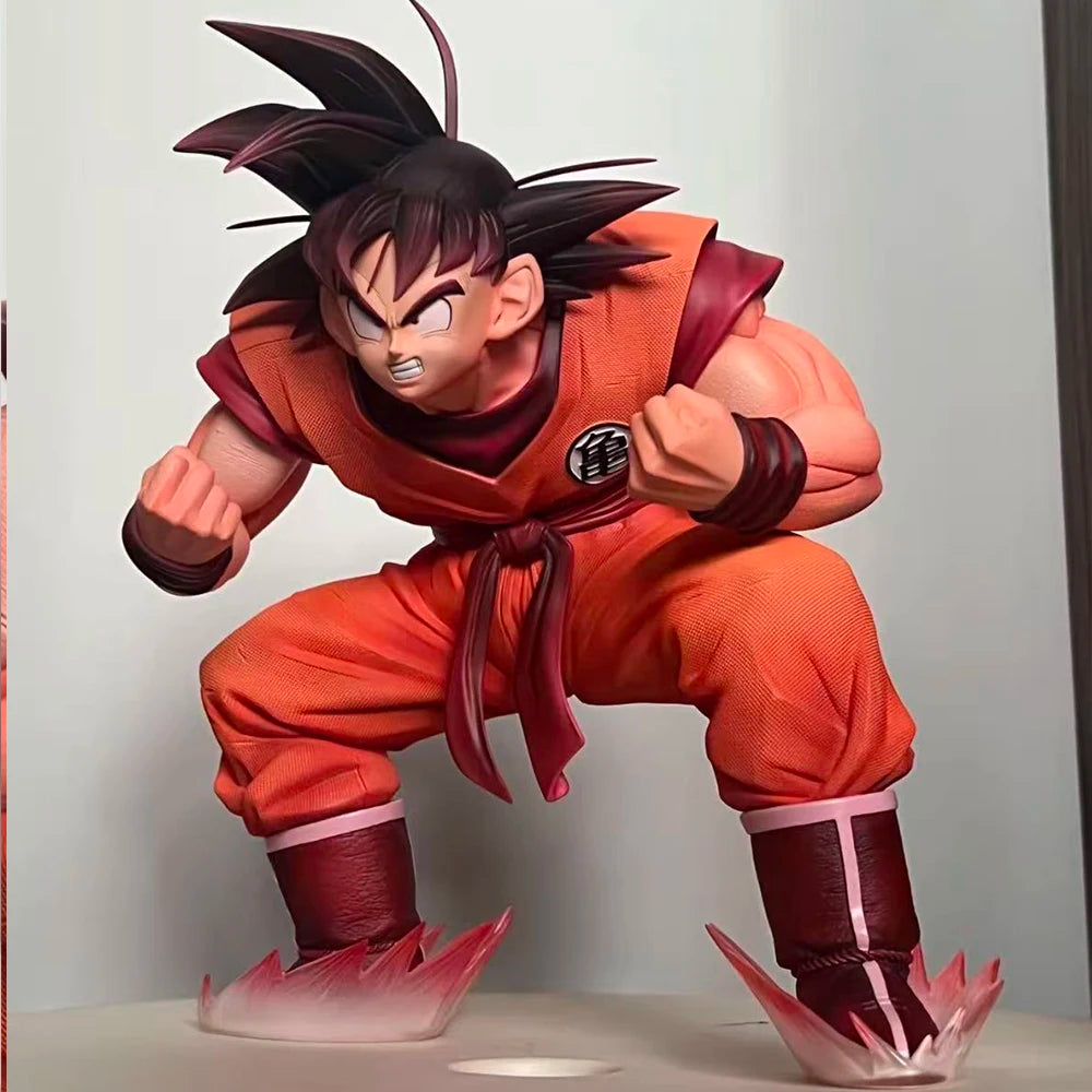 17cm/6.69inch Anime Dragon Ball Z Kaiouken Goku Figure Super Saiyan Son Goku Action Figurine VF Statue Collection Model Toy Gift