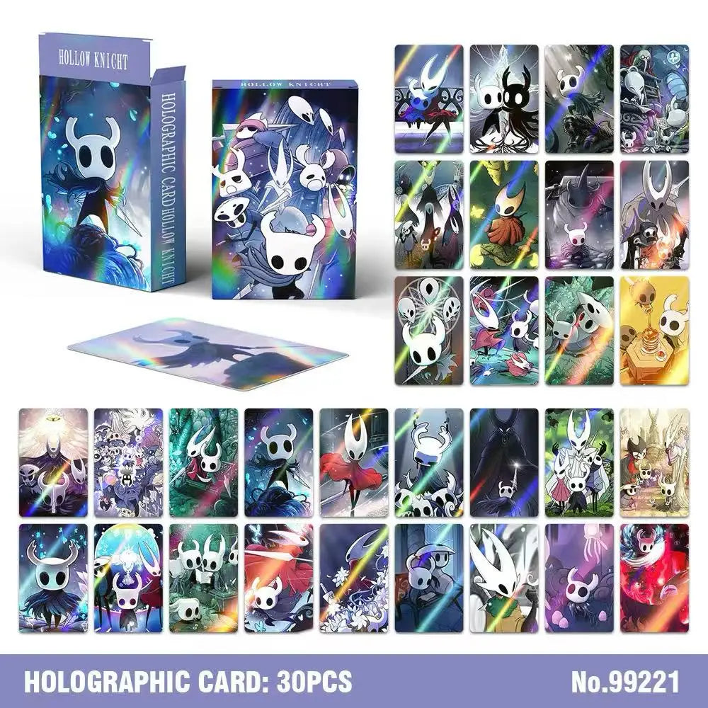 30Pcs Hollow Knight Silksong Lomo Cards Double Sided Print Photocards Collection Fans Gift Christmas Album