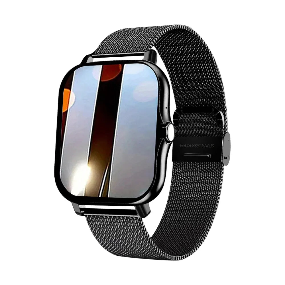 2025 Smartwatch 1.44" Color Screen Bluetooth Call Heart Rate & Health Monitor