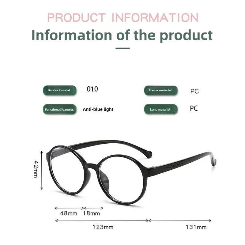 2PCS Kids Anti Radiation Eyeglasses To Protect The Eye Glasses Protect Glasses Against Blue Light Glasses
