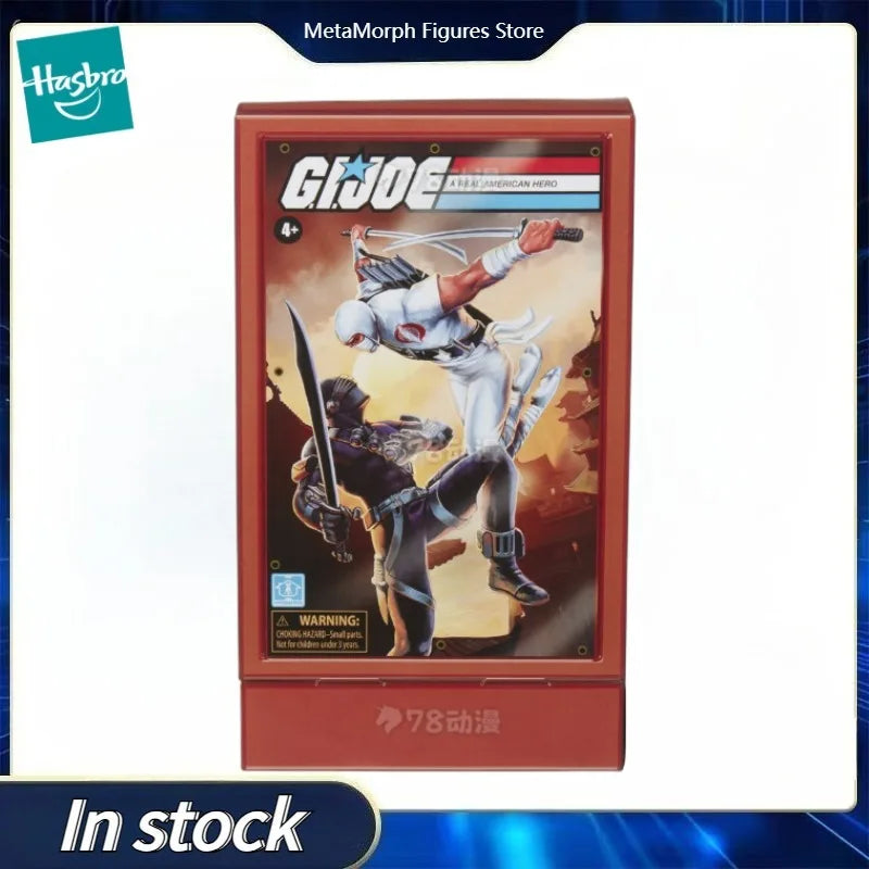 Original Hasbro G.I. Joe Classified Series Retro Collection Snake Eyes & Storm Shadow Anime Figures Toys Models Collection