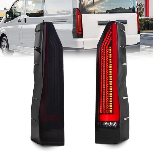 For Toyota Hiace 2019 2020 2021 2022 2023 2024 Car Tail Lamps Running Brake Turn Signal Reverse Taillights Car Accessories 12V