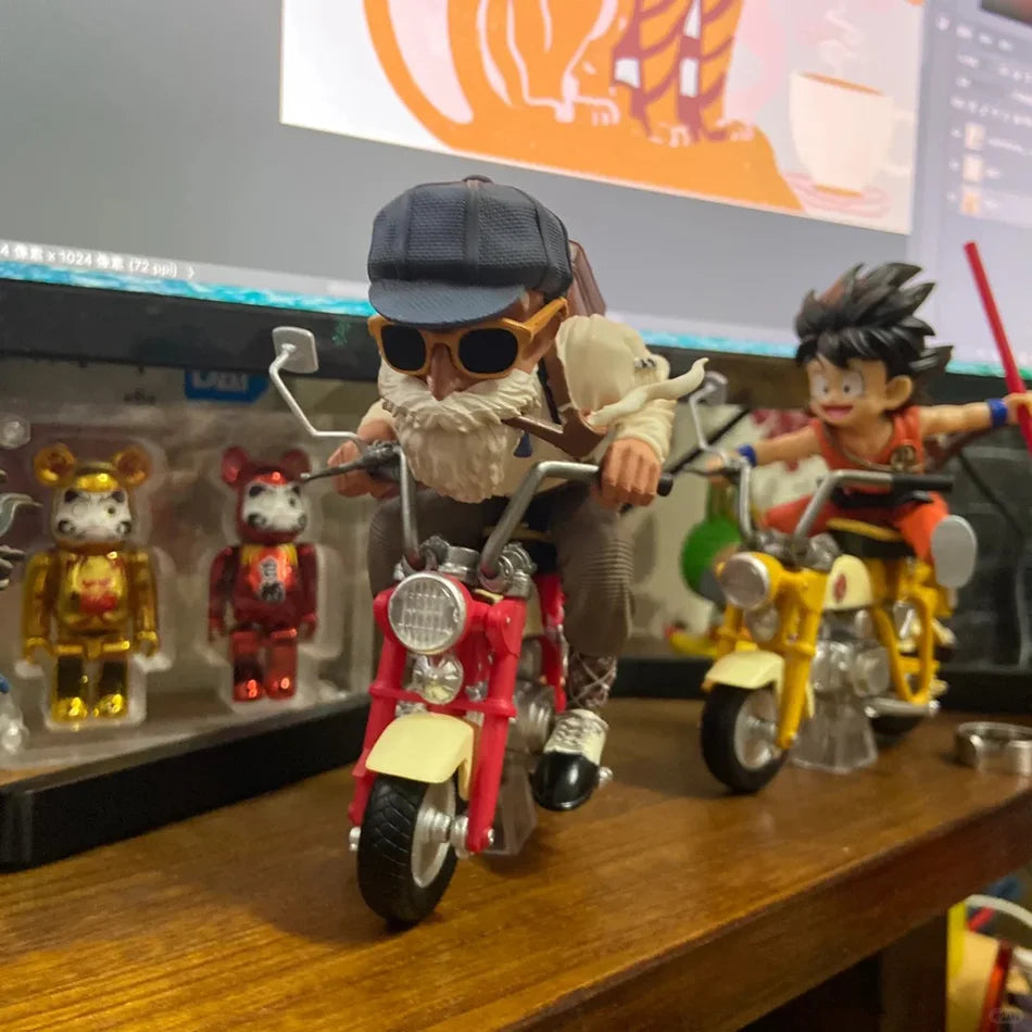 Dragon Ball Biker Series Anime Figures Shenron Goku Vegeta Trunks PVC Model