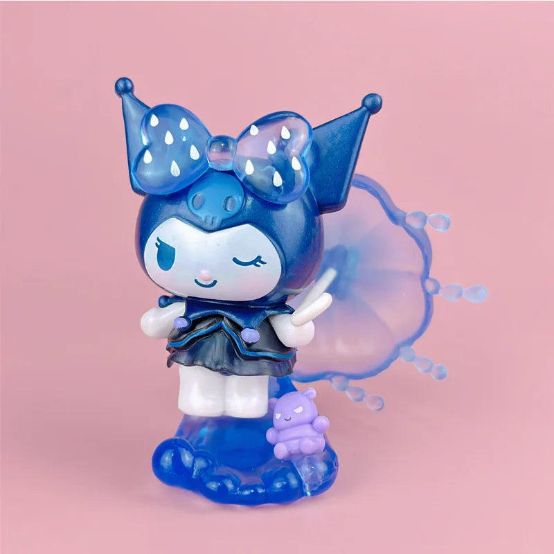 Sanrio My Melody kuromi Figure Toys Classic Cartoon Image Action Figure Box