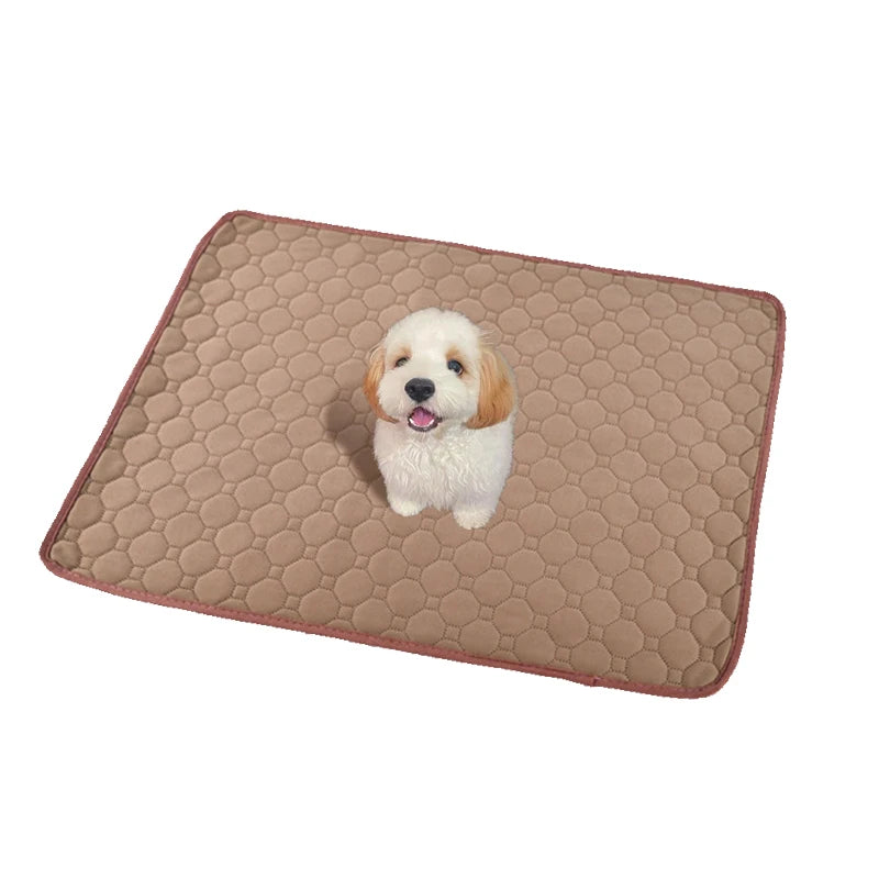 Coffee Pet Pee Pad, Reusable Dog & Cat Mat, Absorbent Sofa/Car Seat Protector