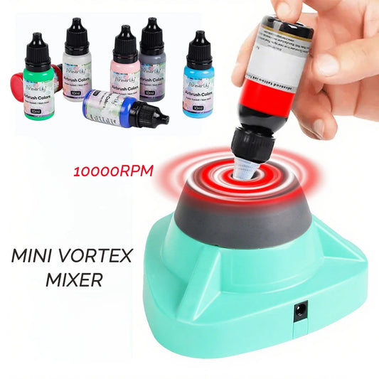10000RPM High Frequency Vibration Shaking Mixer Liquid Anti-Caking Vortex Mixer Nail Polish Pigment Airbrush Paint Ink Shaker