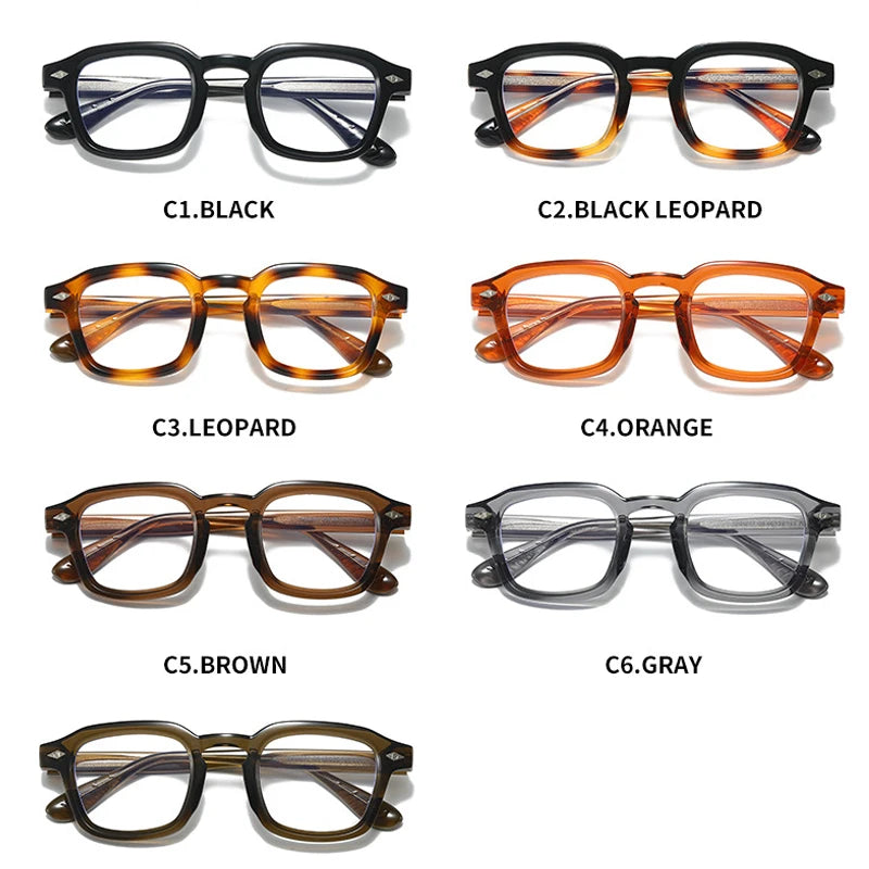 JNPCXI New TR90 Square Candy Color Women Sunglasses Retro Rivets Men Trending Tea Sun Glasses Shades UV400