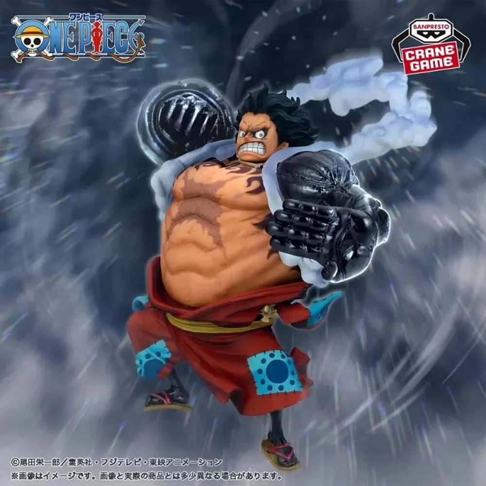 【IN STOCK】Original Banpresto King Of Artist One Piece Monkey D. Luffy Gear 4 Bounce Man Special Ver. 15cm Figure