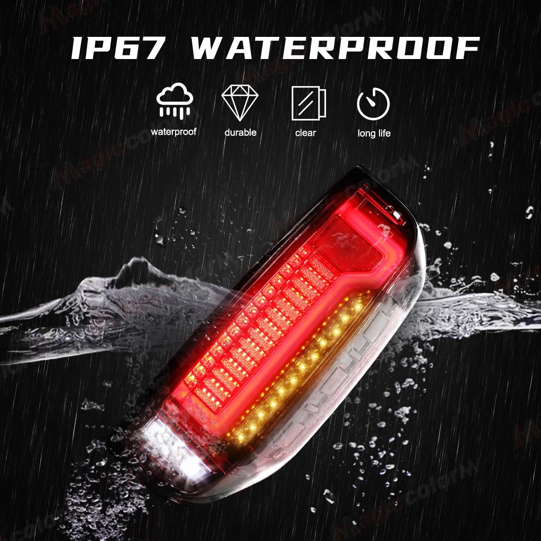 For Nissan Navara NP300 2005 2006 2007 - 2010 2011 2012 2013 2014 Car Tail Lamps LED Brake Turn Signal Reverse Taillights 12V