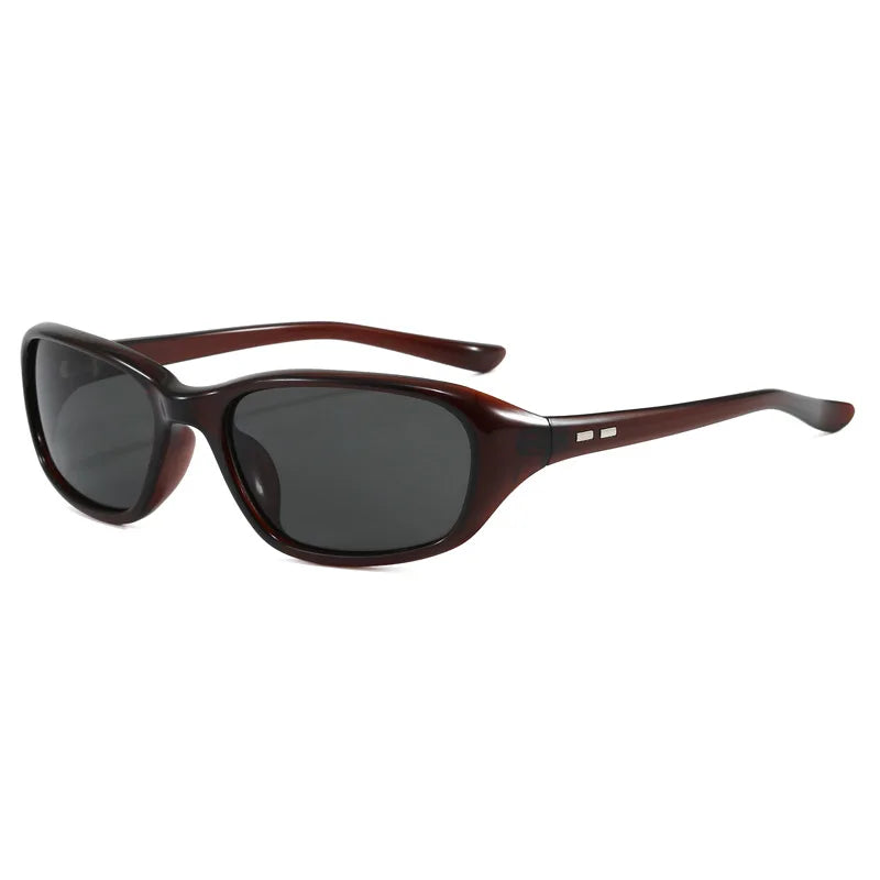JNPCXI Retro Oval Sunglasses for Women Men Cat Eye Y2K Designer UV400 Sun Glasses Outdoor Sports Eyewear Hiking Cycling Shades