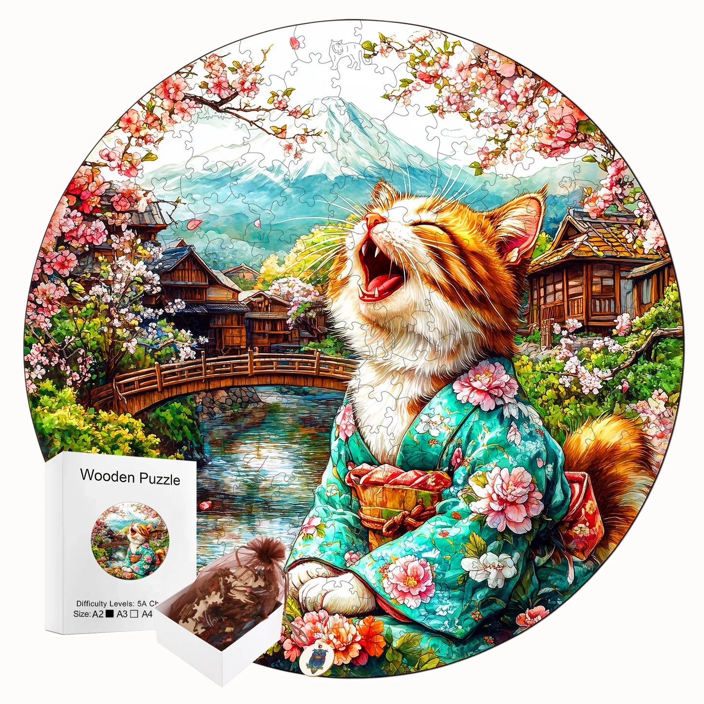 Animals Wooden Jigsaw Puzzle Nature Style Wooden Decor Painting Christmas and Halloween Gift Toy For Teen And Kid