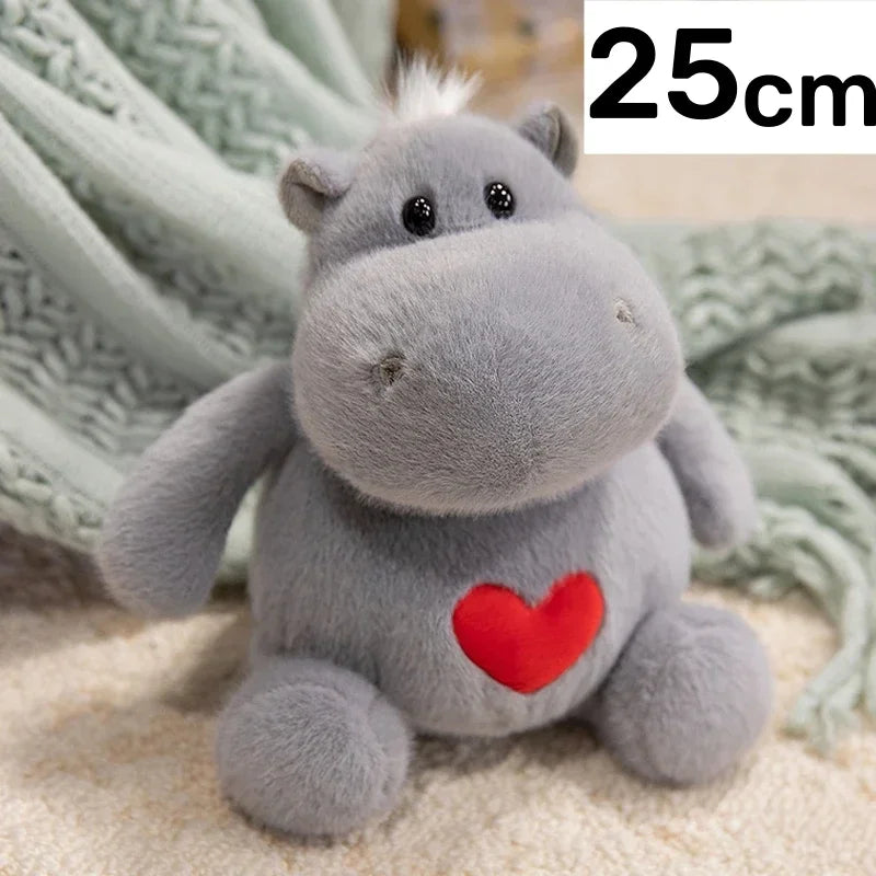 Adorable Hippo Cartoon Ant Stuffed Toys Soft Animal Huggable Pillow Playful Safe Material Perfect Holiday Decor Lovely Gifts