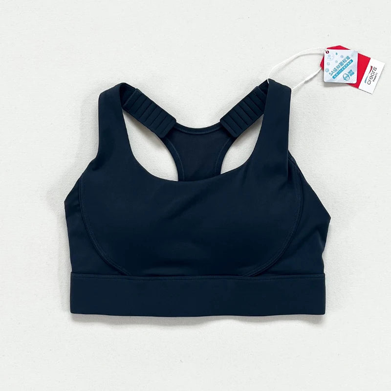 Yoga fitness bras, seamless cotton breathable invisible women's bras, pure color yoga fitness bras