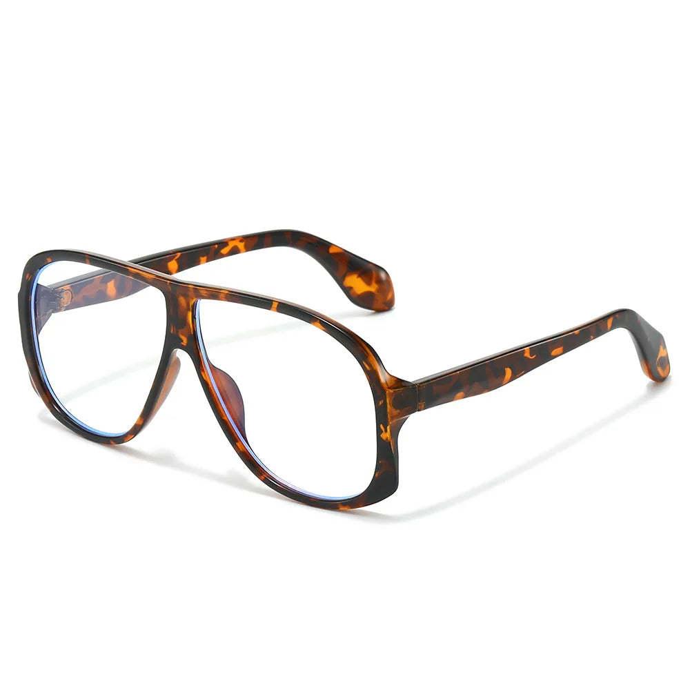 JNPCXI Retro Double Bridges Men Pilot Sunglasses Fashion Tea Rivets Decoration Shades UV400 Women Trending Sun Glasses